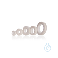 Silicone sealing ring, VMQ, with vulcanised PTFE cuff