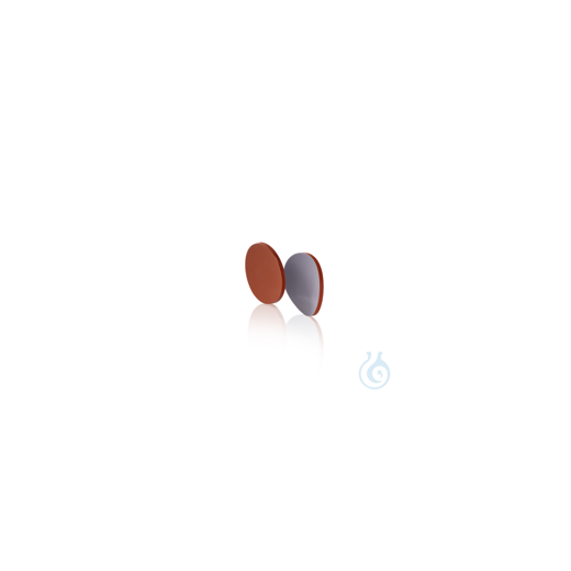 DURAN® High temperature silicone insert, GL 45, PTFE coated, 43.5 x 3.0 mm