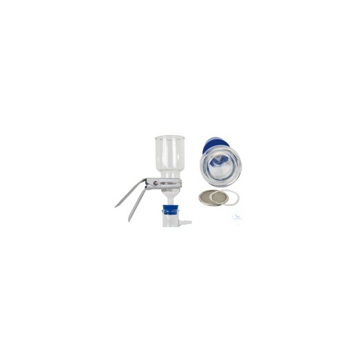 Glass filtration set with intermediate piece VF7