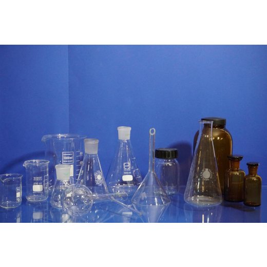 Labor Set, Laborglas Set, Becherglas 1000 ml, Destillierkolben , Schott, EMK