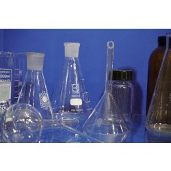 Labor Set, Laborglas Set, Becherglas 1000 ml, Destillierkolben , Schott, EMK
