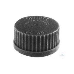 Screw cap, closed, PP, blue, GL 45, with lip seal,...