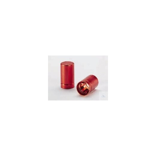 Labocap closure, made of aluminium, for cultured glass,neck-Ø 9-10 mm, PK 114