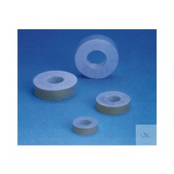 Silicone seal, with vulcanised PTFE cuff, GL 32, seal:...