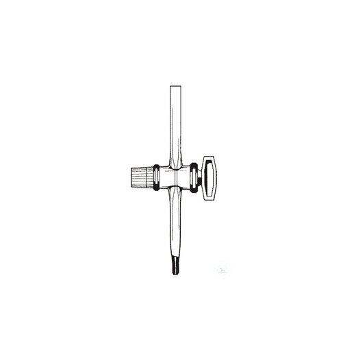 Burette stopcock f. 50ml solid straight DURAN