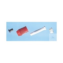 Spare PTFE spindle for Witaflo, red, bore: 2 mm