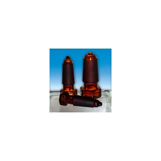 Hollow stopper NS29/32 dyed brown