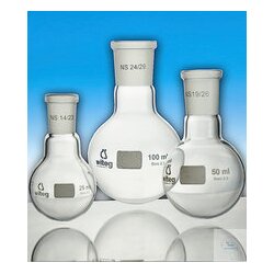 Medium-neck round bottom flask, 25 ml, NS 24/29, 51 x 100...