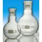 Medium-necked, flat bottom flask, 500 ml, NS 24/29, 105 x 165 mm, PU = 10 pieces