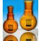 Medium neck round bottom flask, 50 ml NS 14/23, 51 x 90 mm, dyed brown, DIN 12348,