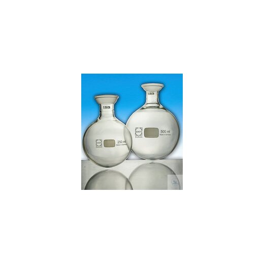Round bottom flask, 100 ml, with spherical ground joint, KS 35/20, plastic coated, 64 x 110
