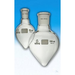 Pointed flask, 10 ml, NS 14/23, 33 x 70 mm, acc. to DIN...