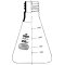 Erlenmeyer-Kolben, mit Gewinde, 1.000 ml, GL 32, 131 x 220 mm, VE = 10 Stück