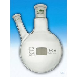 2-neck flask 500 ml SH NS 19/26