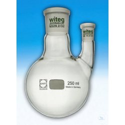 2-neck flask 500 ml NS24/29 straight SH