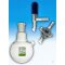 Schlenkkolben 100 ml, NS 29/32, mit seitlichem Hahn 45 ° und Hohlküken,