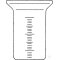 Reaction vessel 100ml DN60 flat