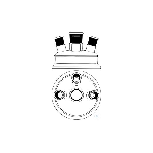 Flat flange cover DN100 MH NS29/32