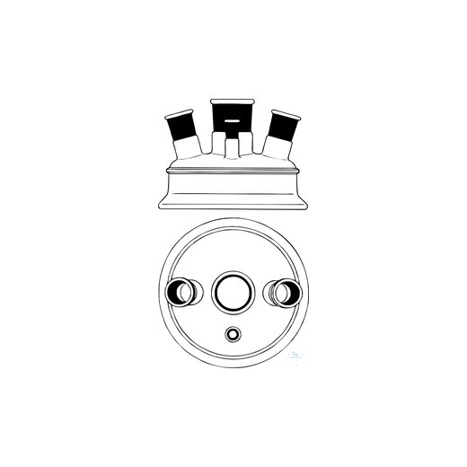 Planflansch-Deckel DN100 MH NS29/32