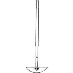 Stirrer with lateral PTFE-stirrer blade 55mm