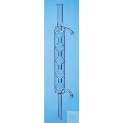 Allihn-cooler, acc. to DIN 12581, shell length 250 mm, PU...
