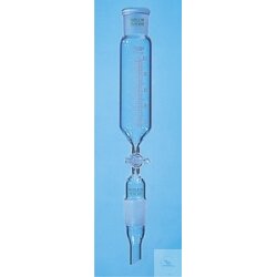 Tropftrichter, zylindrisch, graduiert, NS-Hahnküken...