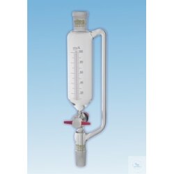 Dropping funnel, cyl., pressure compens., graduated,...