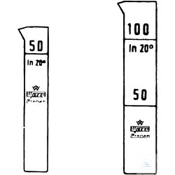 Colorimeterzylinder n. Nessler, 50 ml niedrige Form,...