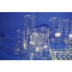 Laborglas Set, Schutzbrille Becherglas, Erlenmeyerkolben,...