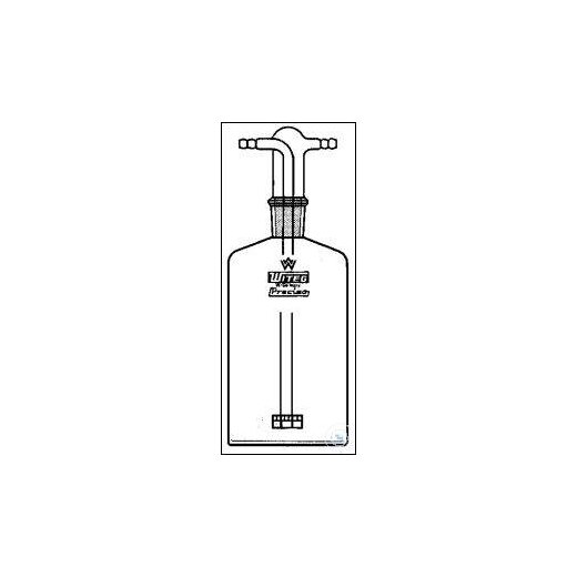 Gas wash bottle Drechsel 1000ml P0