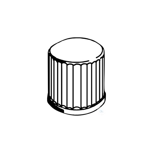 Ersatz-Schraubkappen mit Dichtung, GL 18 VE = 100 Stück