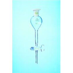 Gilson separating funnel (borosilicate glass 3.) with...