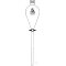 Squibb separating funnel,500 ml, boros., ungraduated with NS-PTFE-plug,