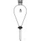 Separatory funnel, 100 ml, conical, ungraded, made from DURAN tube, PTF