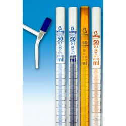 Burettes DIN-B,10 ml:0,02 lateral stopcock, PTFE-spindle...
