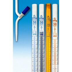 Burettes DIN-B,10 ml:0,02 with straight spindle stopcock,...