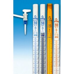 Büretten, 50 ml:0,1 DIN-B, seitl. Hahn,...