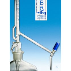 Pellet burette, 50 ml:0.1, Kl-B, without intermediate...