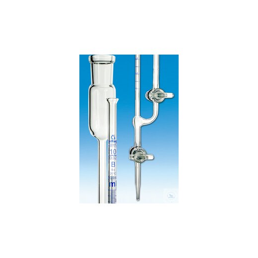 Mikrobüretten nach Bang, 5 ml:0,02 DIN-B, NS-Glasküken, mit Hähnen VE = 2 S