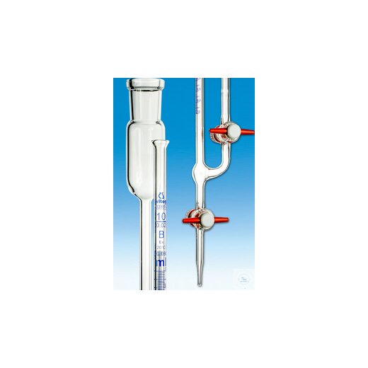 Mikrobüretten nach Bang,5 ml:0,02, DIN-B, ST-PTFE-Küken, Strichteilung, mit