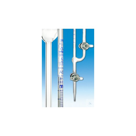 Mikrobüretten nach Bang, 10 ml:0,02 DIN-AS, NS-Glasküken, mit Hähnen, VE = 2