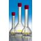 Volumetric flask 50 ml, DIN-A, GL18, DIFFICO printed in brown, ring mark, contents list