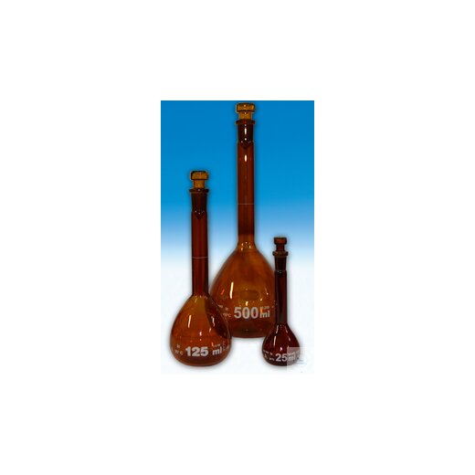 Volumetric flask, 5 ml, class A, conformity certified, NS 7/16,