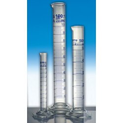 Graduated measuring cylinder, class A, 100 : 1.0 ml, H-F,...
