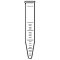 Centrifuge tubes, white graduated, 10:0,1ml, with mark at 15 ml, smooth rim