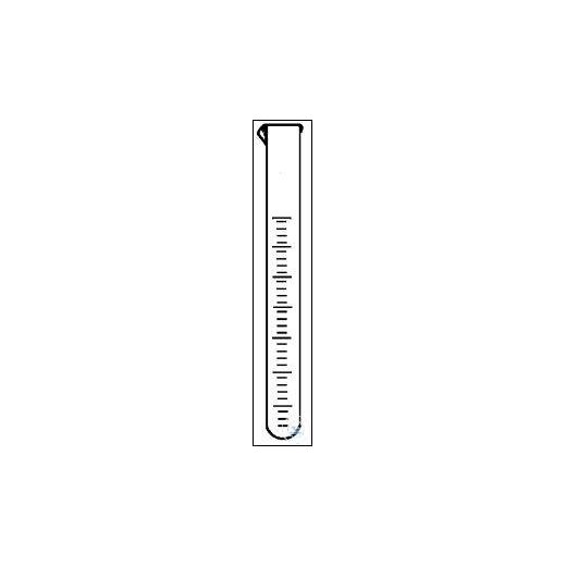 Reagenzgläser, hergestellt aus DURAN Rohr, graduiert, mit Ausguss, 25:0,2 ml,