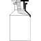 STEILBRUSTFLASCHE 1000ml NS60/46 WH