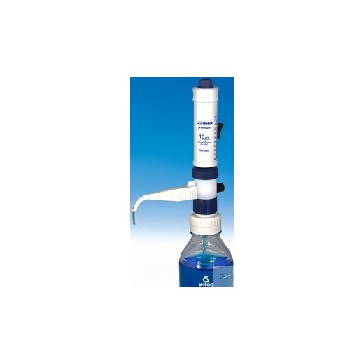 Flaschenaufsatz-Dispenser LABMAX premium, Einstellbereich: 0.25 - 2.5 ml,