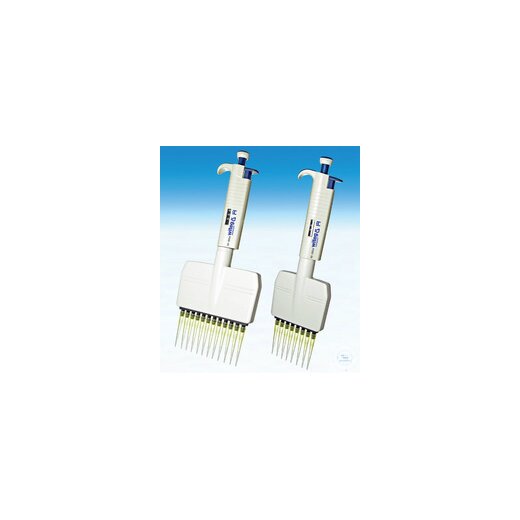 Mehrkanal-Mikroliter-Pipette WITOPET economy, 50-300 µl 8 Kanäle, Unterteilun