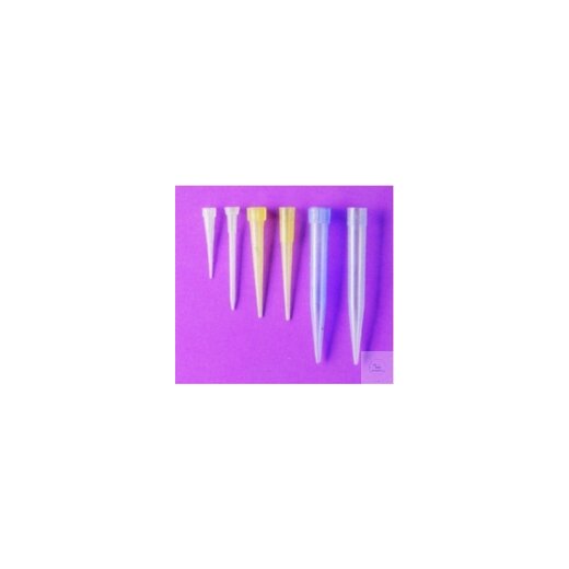 Pipette tips, 5-200 µl, neutral, graduated, for original Gilson P20, P50